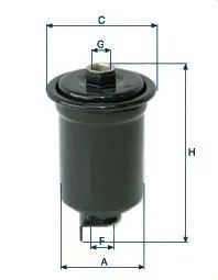 Filtre à carburant UNIFLUX FILTERS XB121