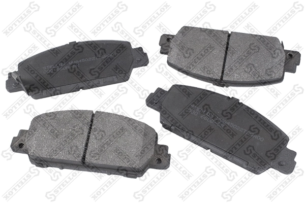 Kit de plaquettes de frein, frein à disque STELLOX 000 660B-SX
