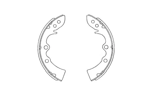 Jeu de mâchoires de frein KAVO PARTS KBS-5408