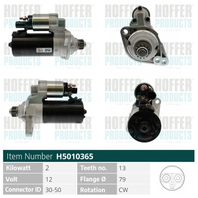 Démarreur HOFFER H5010365