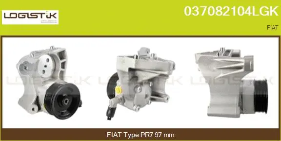 Pompe hydraulique, direction LGK 037082104LGK
