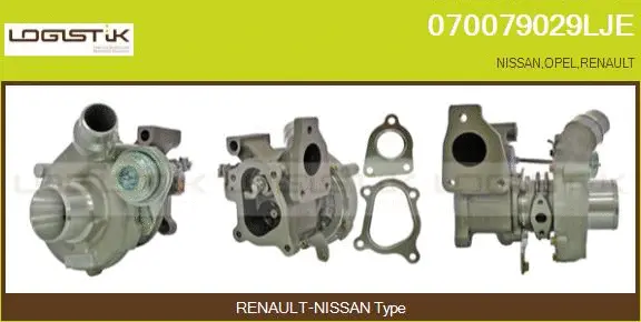 Turbocompresseur, suralimentation LGK 070079029LJE
