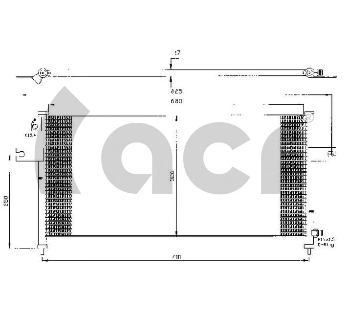Condenseur, climatisation ACR 300408