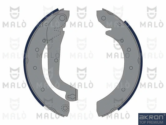 Jeu de mâchoires de frein AKRON-MALÒ 1390044