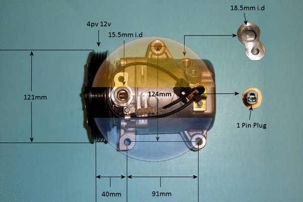 Compresseur, climatisation AUTO AIR GLOUCESTER 14-3042P