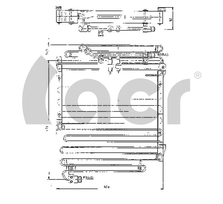 Condenseur, climatisation ACR 300134