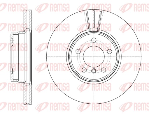 Disque de frein REMSA 61028.10