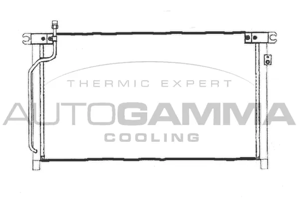 Condenseur, climatisation AUTOGAMMA 102729