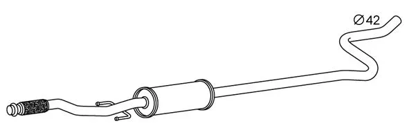 Silencieux central VEGAZ GmbH CS-406