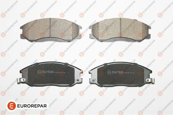 Kit de plaquettes de frein, frein à disque EUROREPAR 1623059480