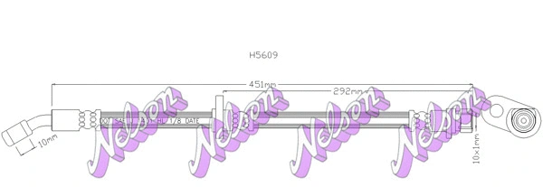 Flexible de frein KAWE H5609