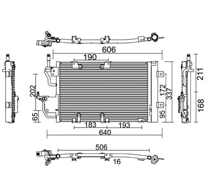 Condenseur, climatisation PowerMax 7110302