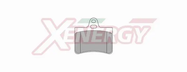 Kit de plaquettes de frein, frein à disque AP XENERGY X40764