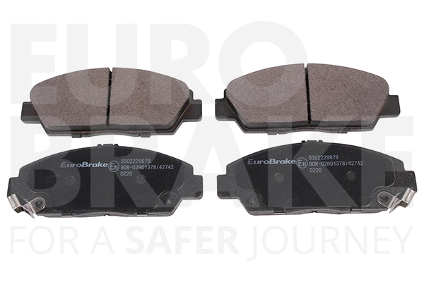 Kit de plaquettes de frein, frein à disque EUROBRAKE 5502229979