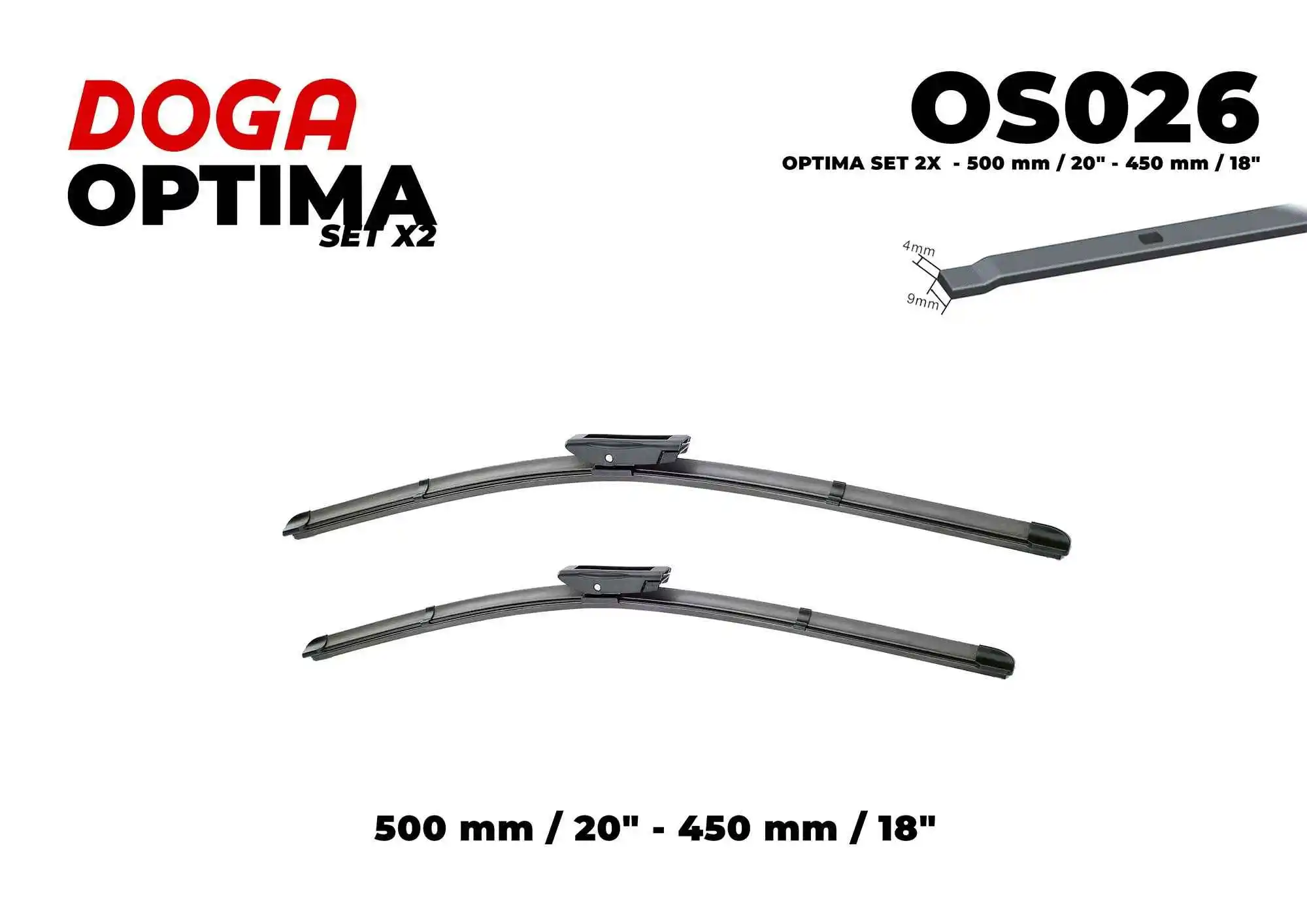 Balai d'essuie-glace DOGA OS026