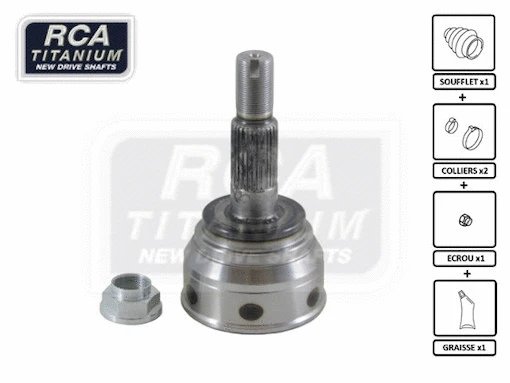 Jeu de joints, arbre de transmission RCA FRANCE TO111