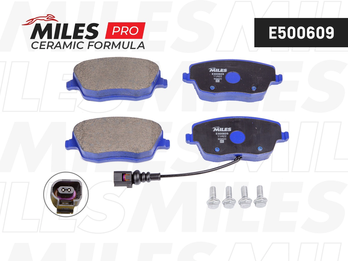 Kit de plaquettes de frein, frein à disque MILES E500609
