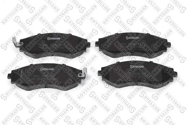 Kit de plaquettes de frein, frein à disque STELLOX 656 032B-SX