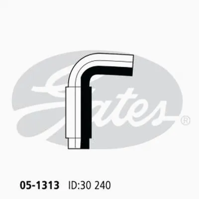 Durite de radiateur GATES-AU 05-1313