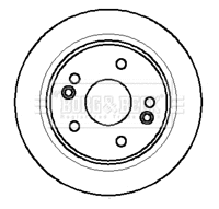 Disque de frein BORG & BECK BBD4270