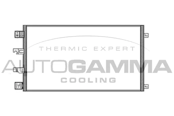 Condenseur, climatisation AUTOGAMMA 104580