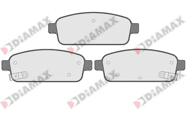 Kit de plaquettes de frein, frein à disque DIAMAX N09495