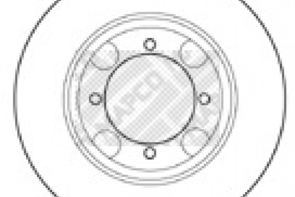 Disque de frein MAPCO 15506