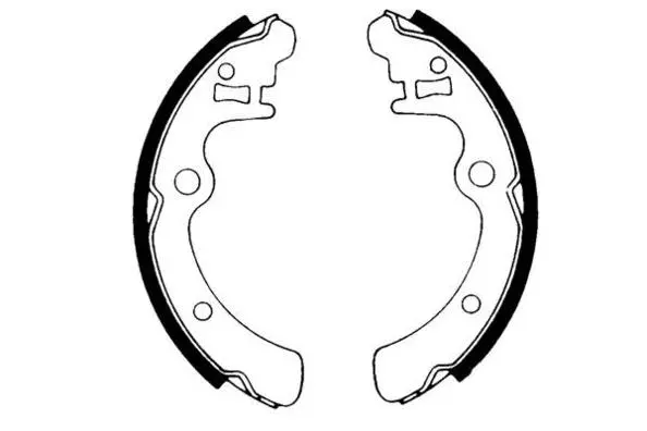 Jeu de mâchoires de frein E.T.F. 09-0387