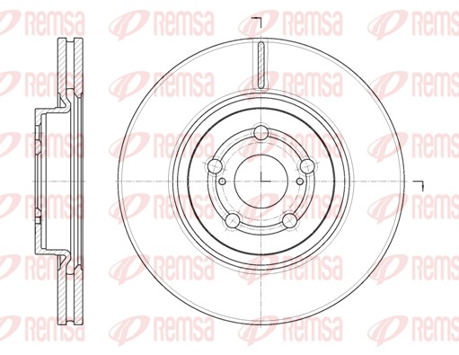 Disque de frein REMSA 61092.10