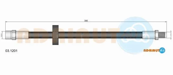 Flexible de frein ADRIAUTO 03.1201