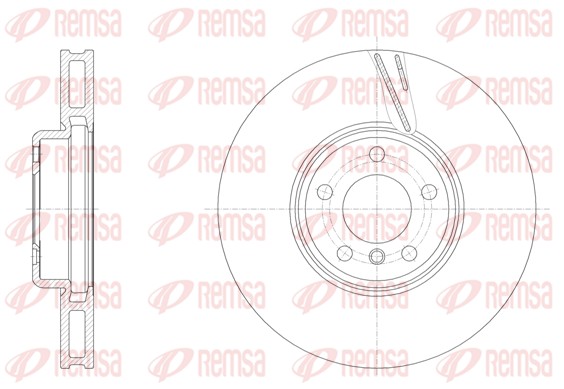 Disque de frein REMSA 61552.11