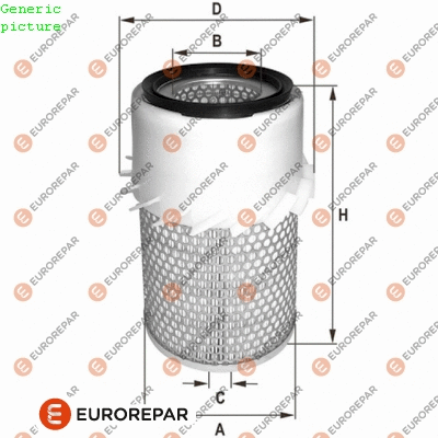 Filtre à air EUROREPAR 1680332580