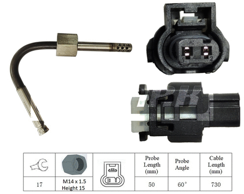 Capteur, température des gaz LEMARK LXT032