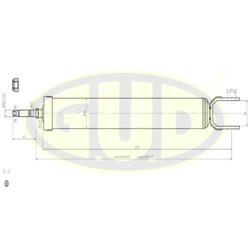 Amortisseur G.U.D. GSA349085
