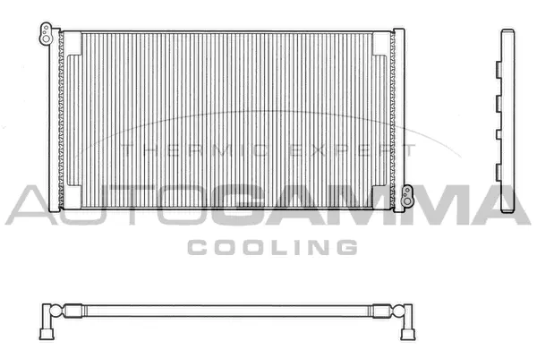Condenseur, climatisation AUTOGAMMA 103194