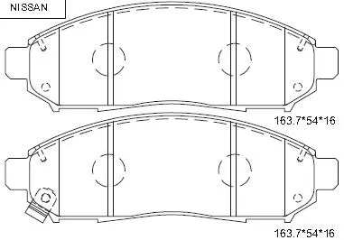 Kit de plaquettes de frein, frein à disque ASIMCO KD1775