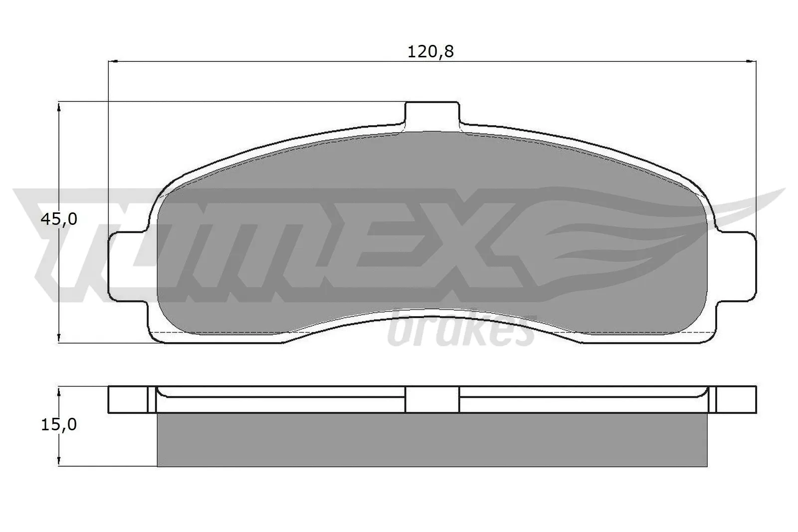 Kit de plaquettes de frein, frein à disque TOMEX Brakes TX 11-10