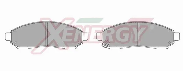 Kit de plaquettes de frein, frein à disque AP XENERGY X41046