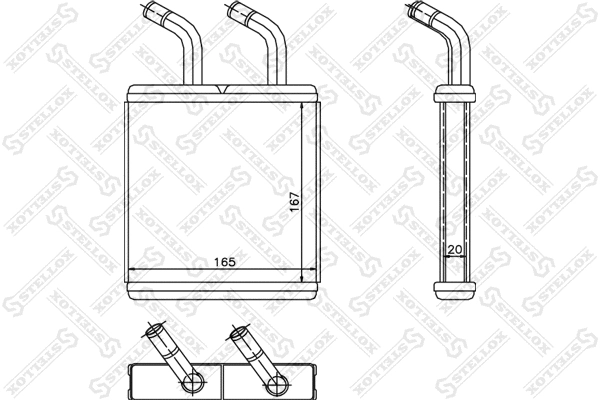 Système de chauffage STELLOX 10-35123-SX