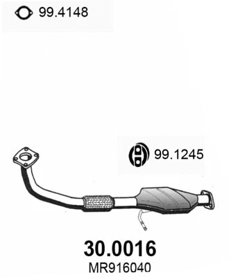 Catalyseur ASSO 30.0016