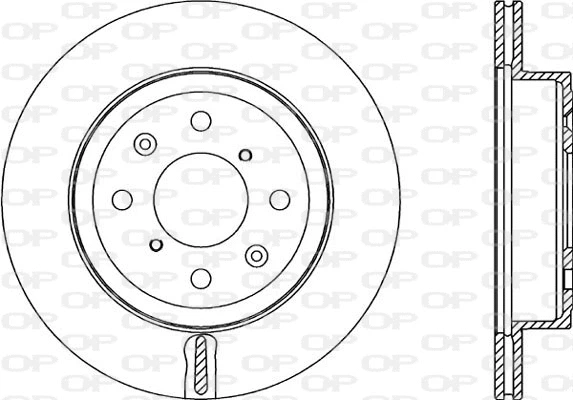 Disque de frein OPEN PARTS BDR2353.20