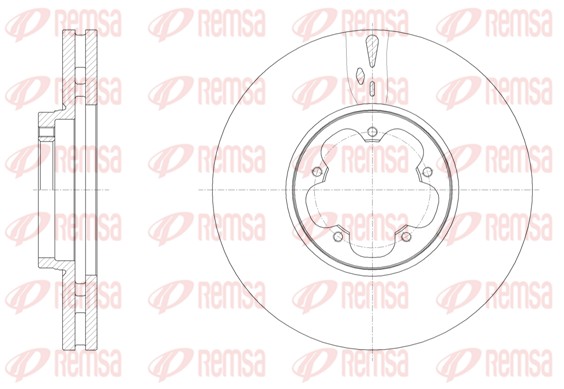 Disque de frein REMSA 61565.10
