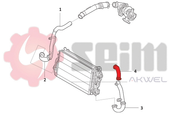 Gaine de suralimentation SEIM 981894