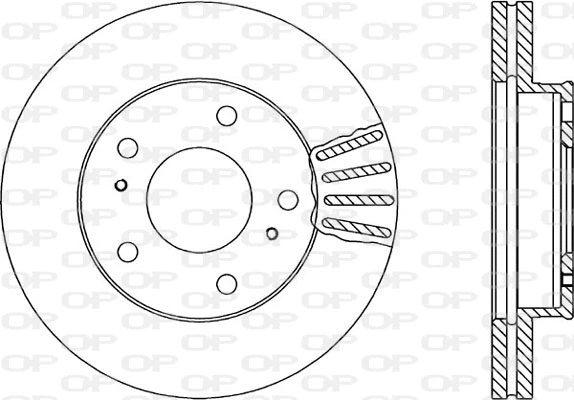 Disque de frein OPEN PARTS BDA1709.20