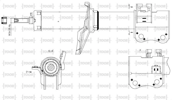Amortisseur TOOR SG11720