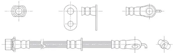 Flexible de frein Technika 45385