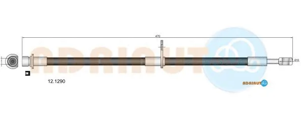Flexible de frein ADRIAUTO 12.1290