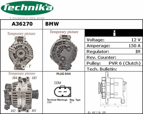 Alternateur Technika A36270
