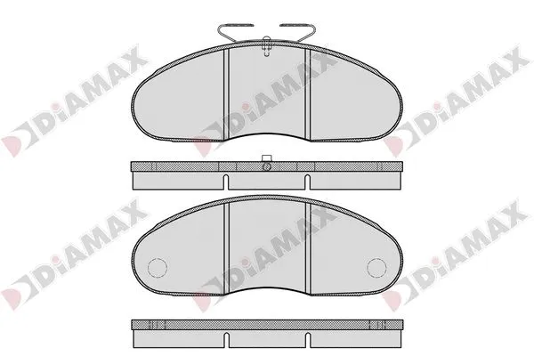 Kit de plaquettes de frein, frein à disque DIAMAX N09249