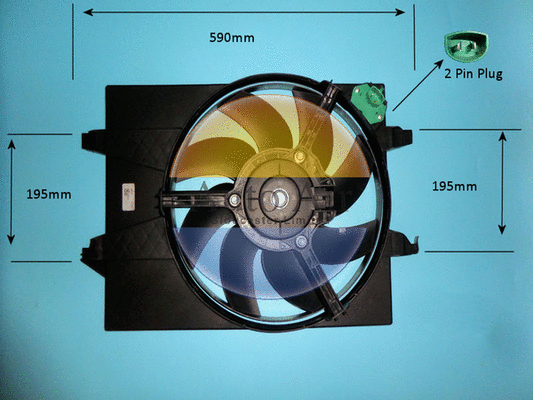 Moteur électrique, ventilateur pour radiateurs AUTO AIR GLOUCESTER 05-1246